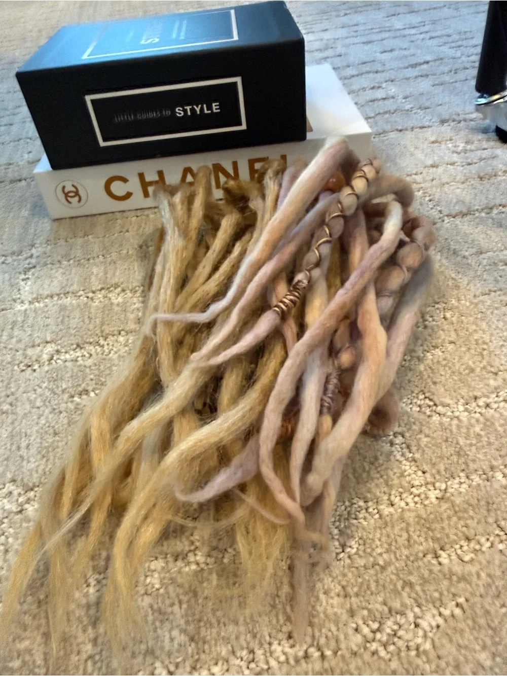 Free People Blonde & Pastel Braided Hair Extensions